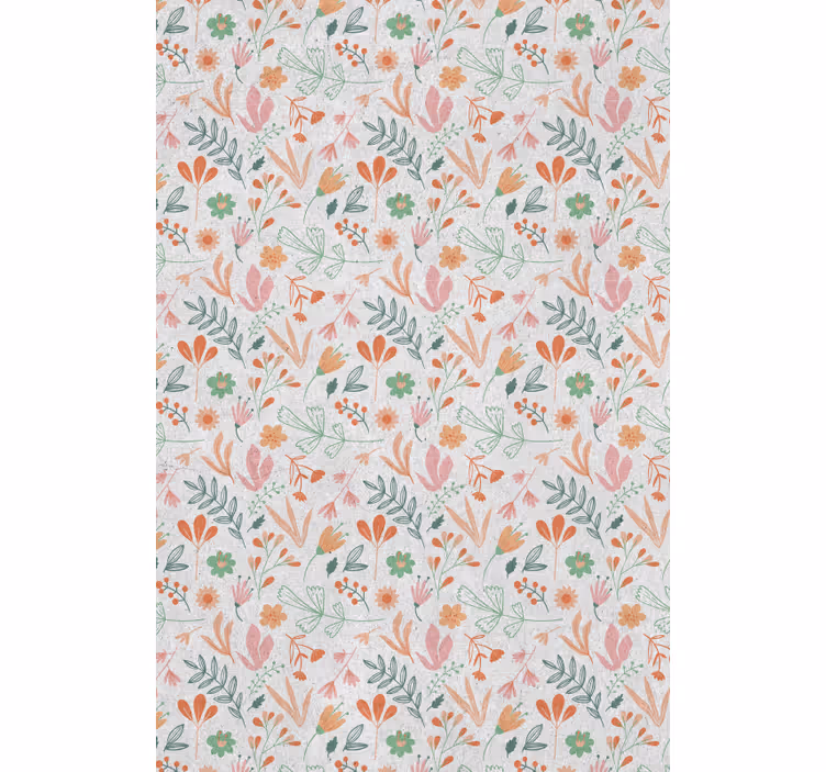Botanical Oasis Concept blind flowers - TenStickers