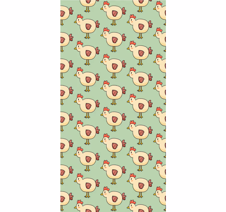 Delightful Chicken Motif animal blind - TenStickers