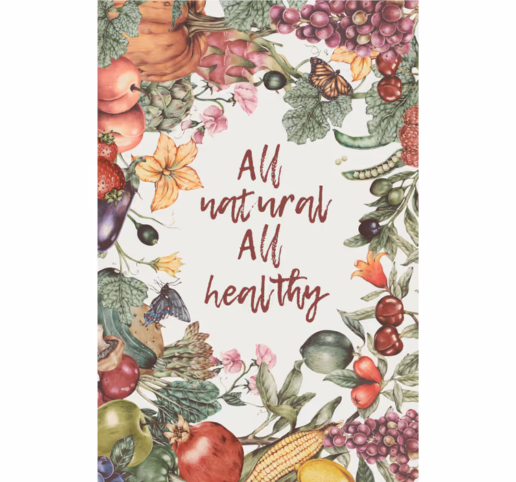 All natural and healthy blinds in a kitchen - TenStickers