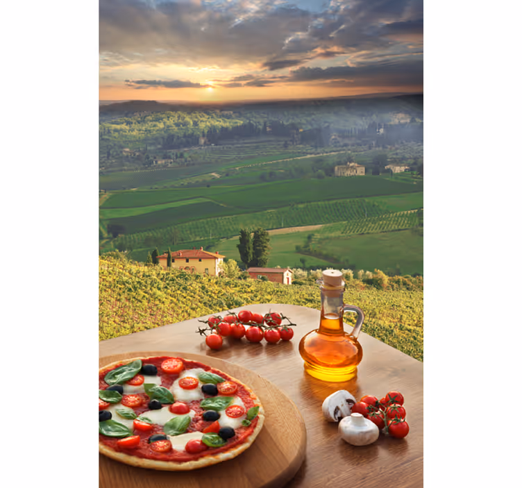 Italian Culinary Landscape blind fruit - TenStickers