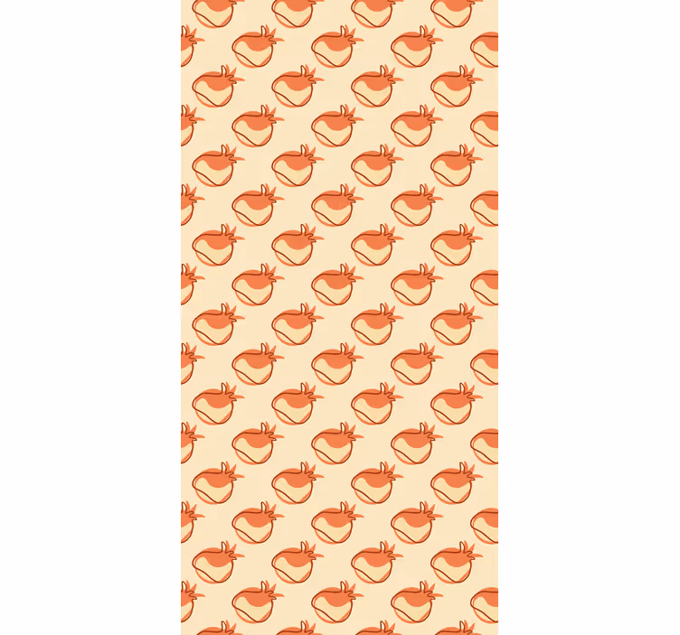 Beige vegetables pattern blind fruit - TenStickers