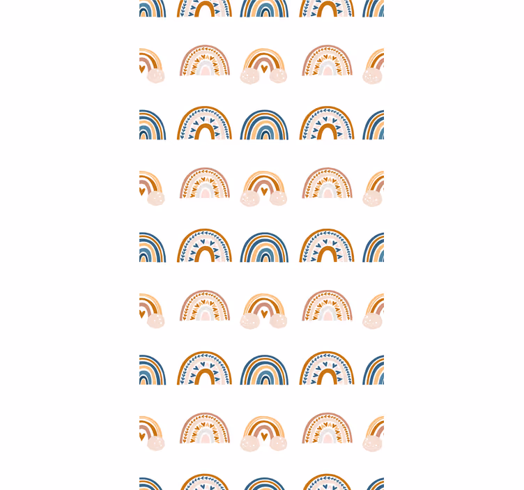 Nordic rainbow motifs blind kids - TenStickers