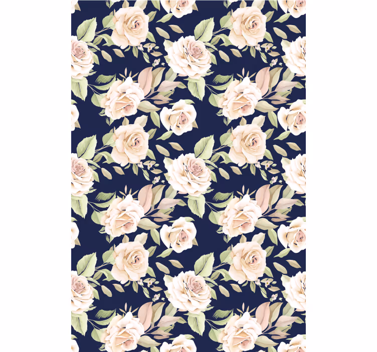 Floral Rose Pattern blind flowers - TenStickers
