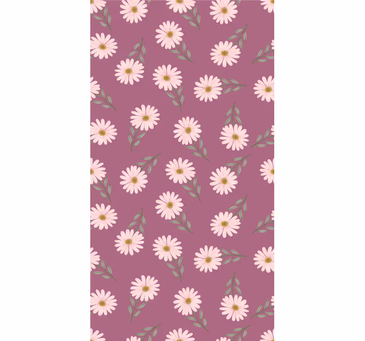 Daisy Floral Theme blind flowers - TenStickers