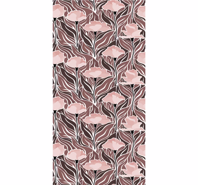 Elegant beige patterns floral blind - TenStickers