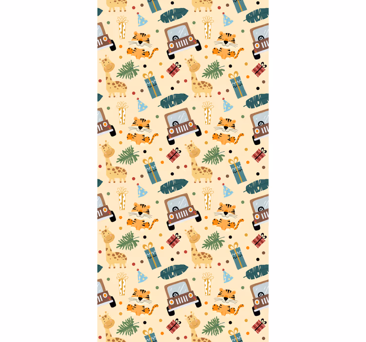 Safari-themed adventures blind kids - TenStickers