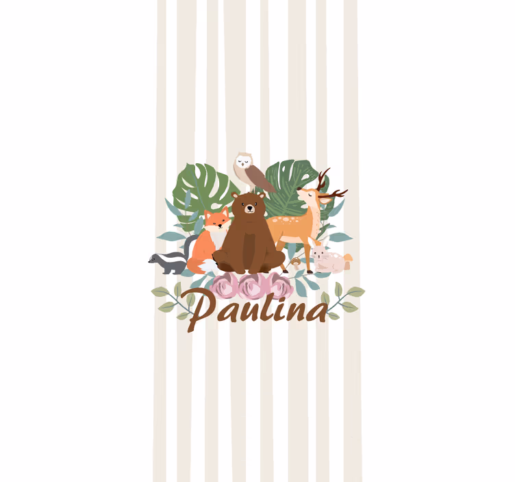 Animal blind forest animal collection - TenStickers