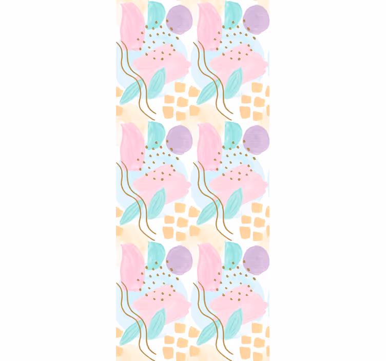 Abstract floral patterns modern blind - TenStickers