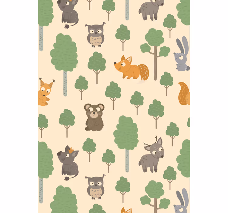 Baby forest creatures blind kids - TenStickers