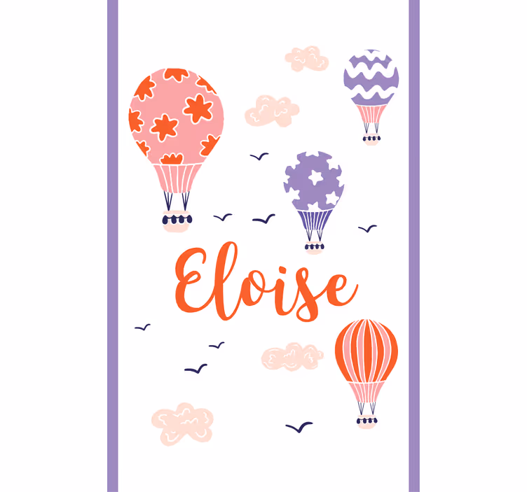 Custom hot air balloons blind kids - TenStickers