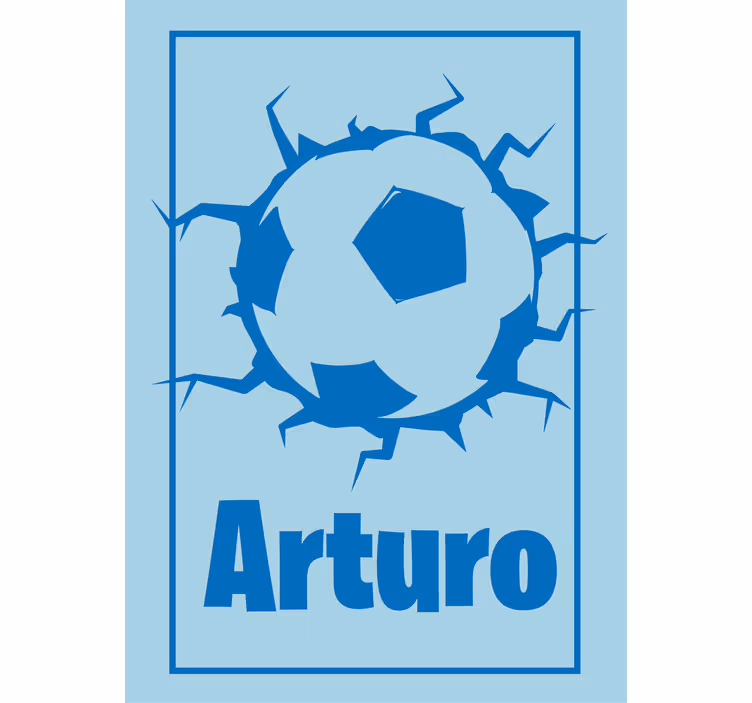 Customized Soccer Design sports blind - TenStickers