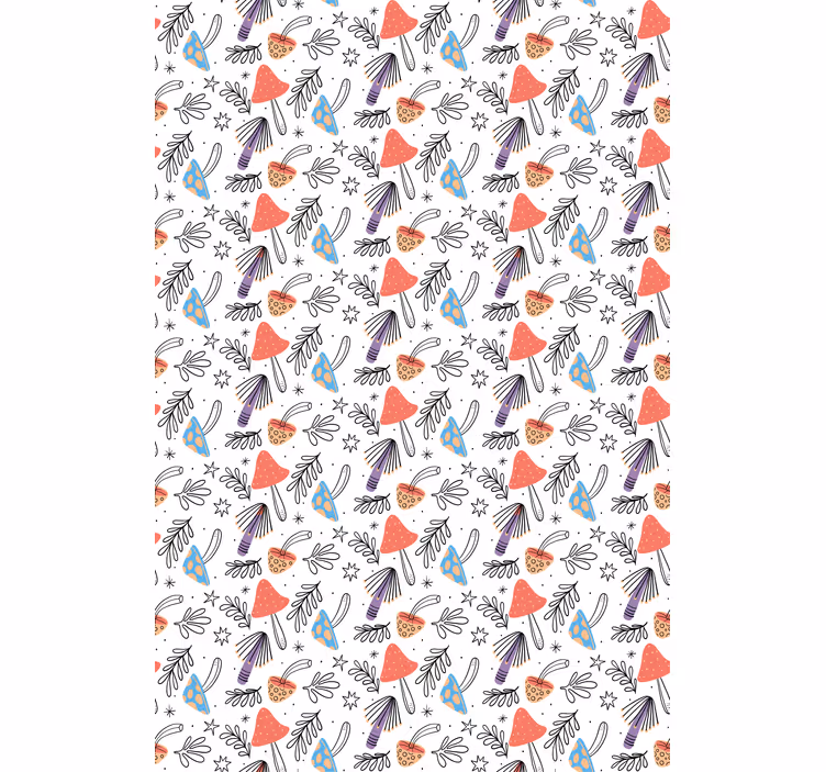 Funky Floral Design blind flowers - TenStickers