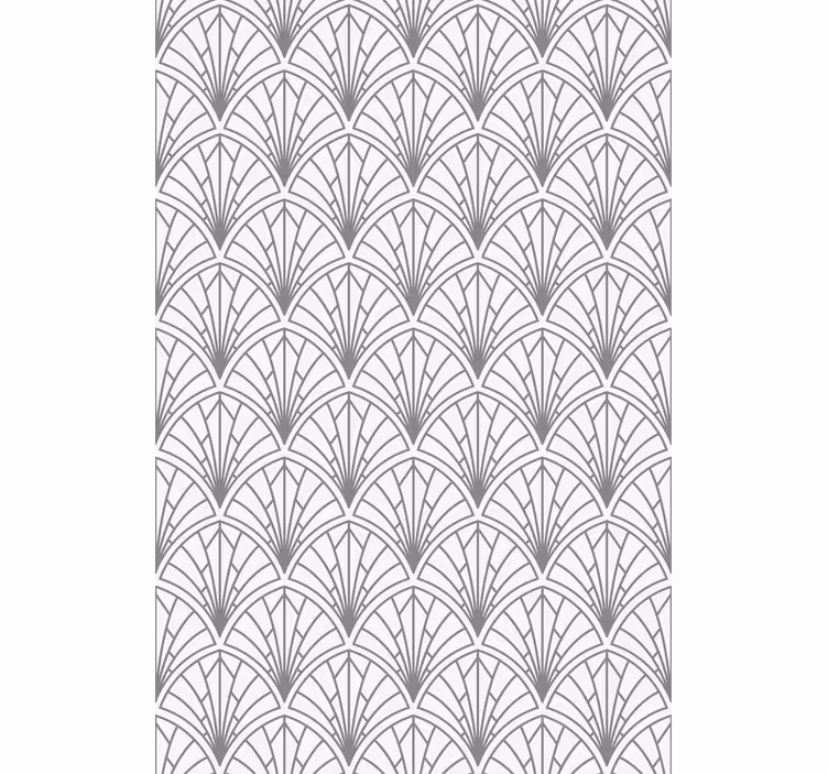 Art Déco gray pattern elegant blind - TenStickers