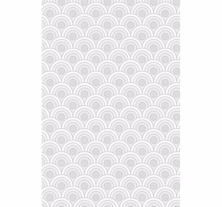 Curved Gray Patterns pattern roller blind - TenStickers