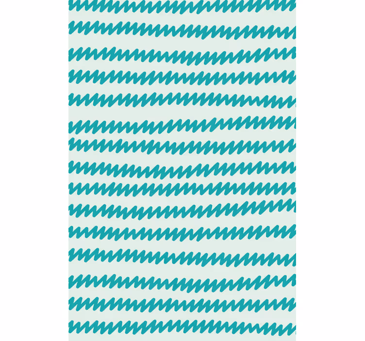 Pattern roller blind wavy lines design - TenStickers