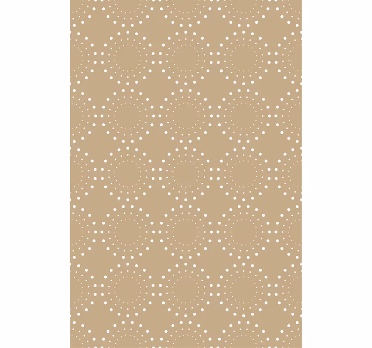 Pattern roller blind circular dots design - TenStickers