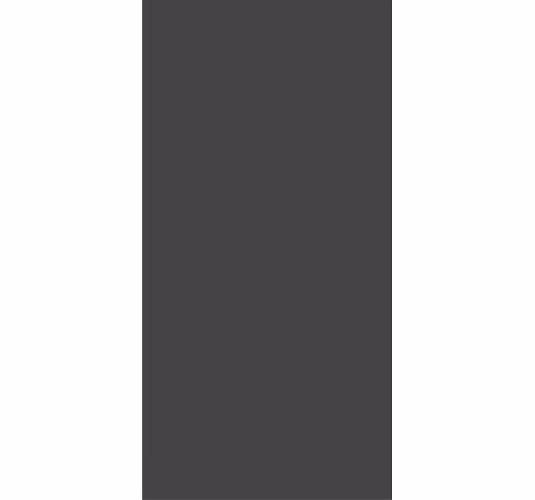 Charcoal gray plain color  Elegant blind - TenStickers