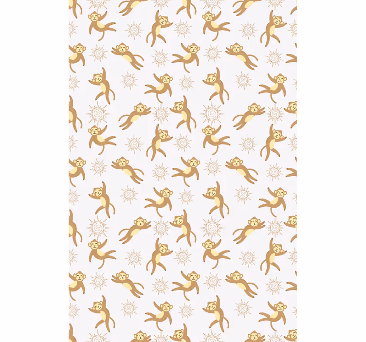 Monkey Sun Pattern more animal blind - TenStickers