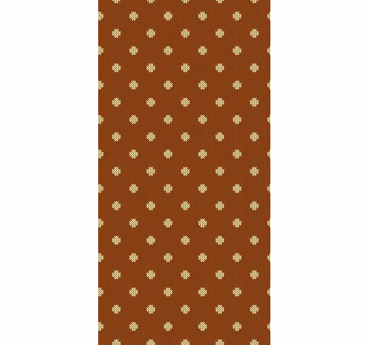 Brown simple pattern blind kids - TenStickers