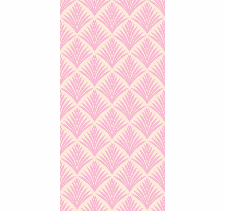 Elegant Palm Pattern blind flowers - TenStickers