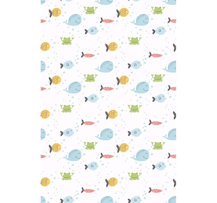 Marine life for kids animal blind - TenStickers