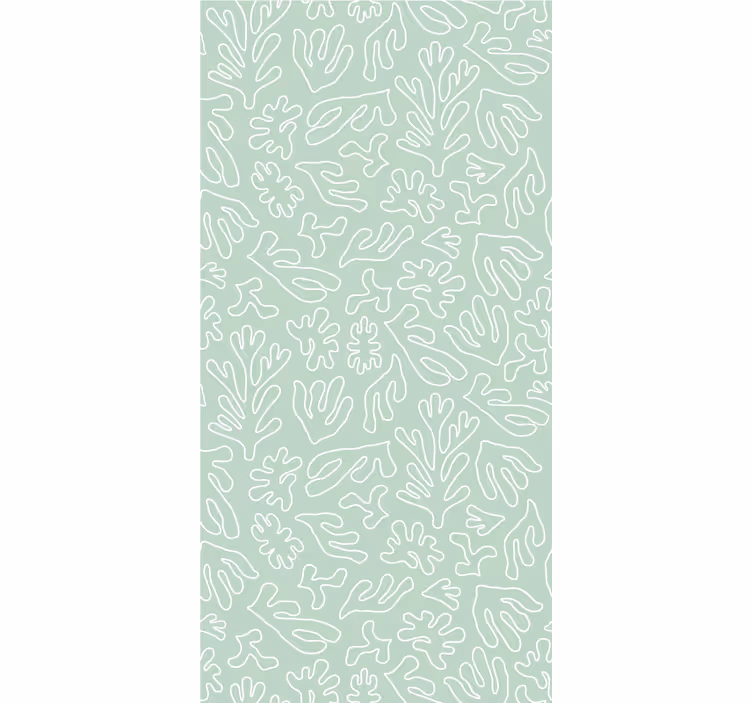 Stylish Plant Patterns blind flowers - TenStickers