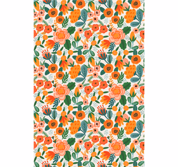 Floral Arrangement Design blind flowers - TenStickers