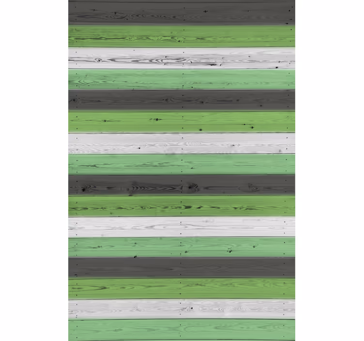 Pattern roller blind green striped design - TenStickers