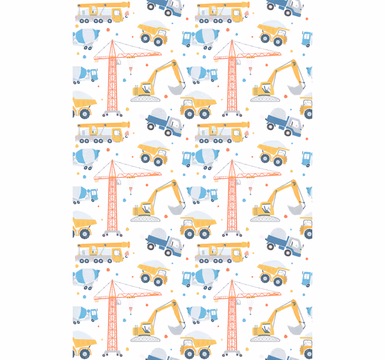 Construction vehicles fun blind kids - TenStickers
