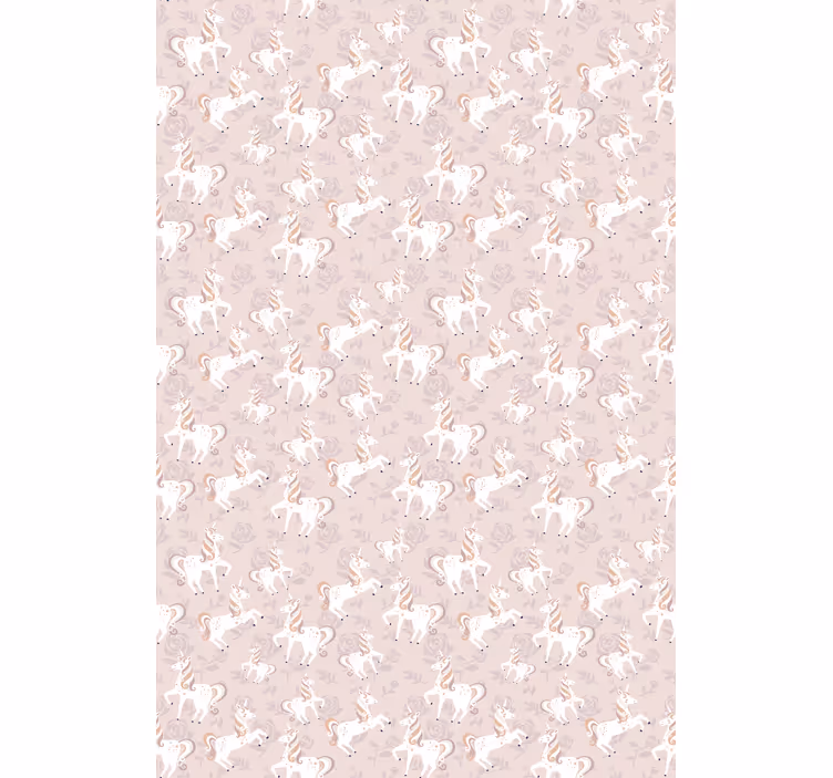 Beige unicorn fantasy blind kids - TenStickers