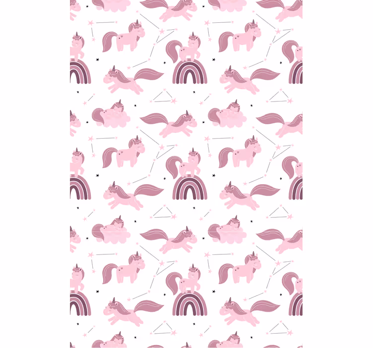 Pink unicorns and arches blind kids - TenStickers