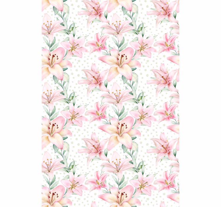 Delicate Floral Elegance blind flowers - TenStickers