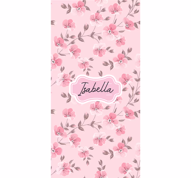 Cherry blossoms with name blind kids - TenStickers