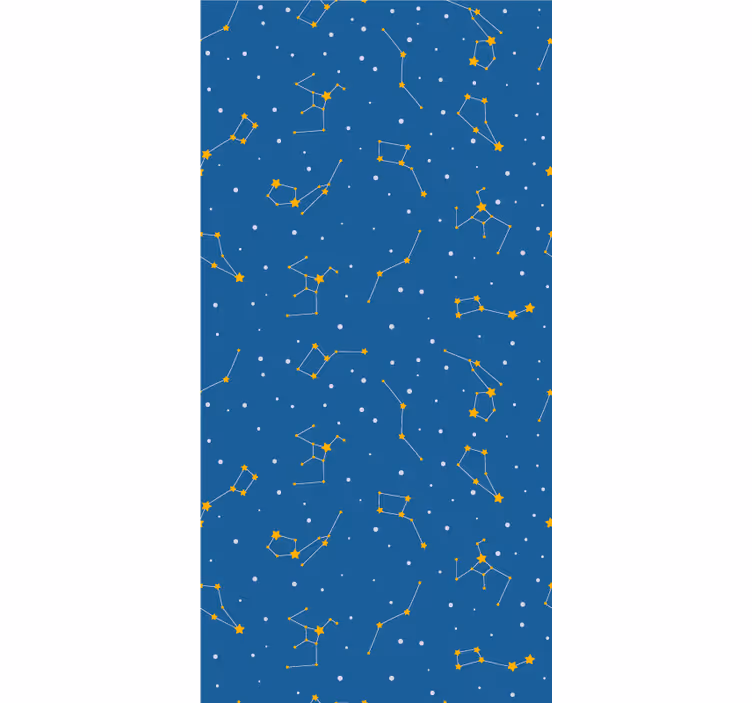 Constellation pattern design blue blind - TenStickers