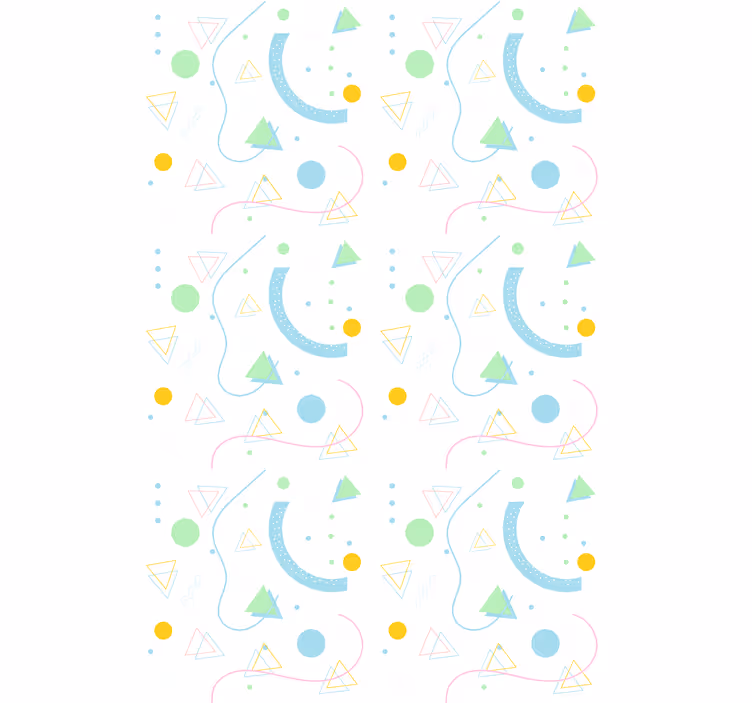 Geometric shapes array modern blind - TenStickers
