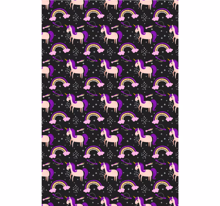 Blind kids pink unicorns and arches - TenStickers