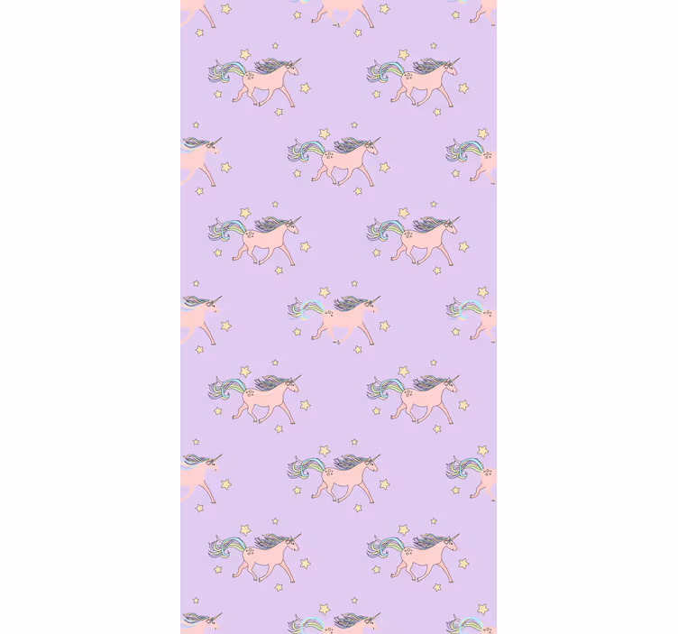 Dancing Unicorns Pattern animal blind - TenStickers