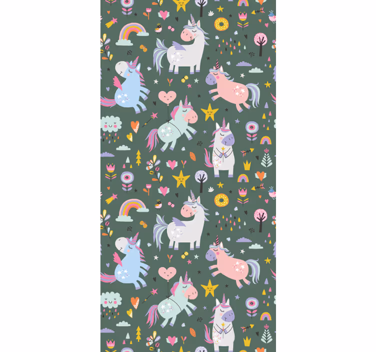 Fantasy Unicorn Patterns animal blind - TenStickers