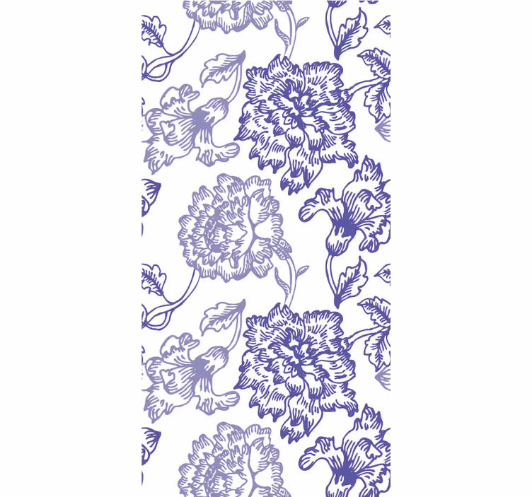 Elegant Floral Theme blind flowers - TenStickers