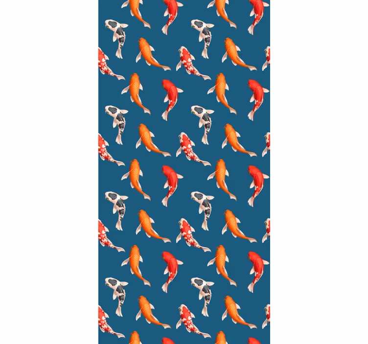 Koi Fish Pattern animal blind - TenStickers
