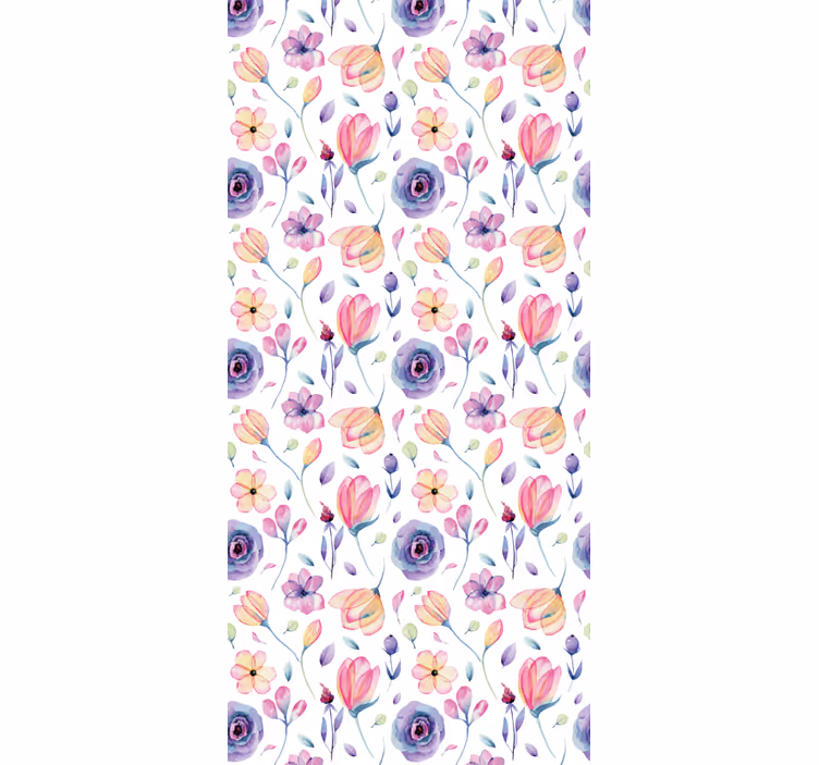 Floral Bouquet Design blind flowers - TenStickers
