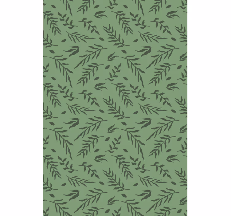 Leaf pattern detail blind flowers - TenStickers