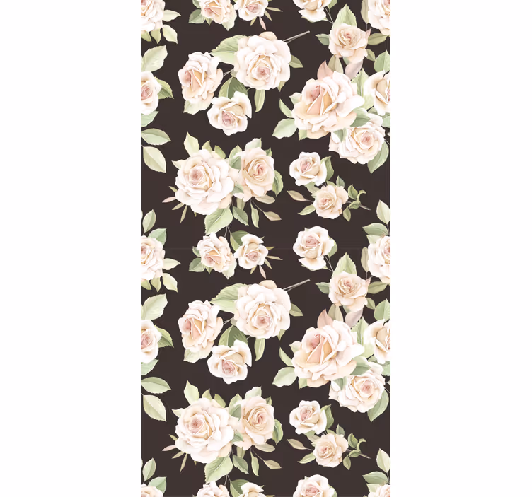 Elegant Rose Theme floral blind - TenStickers