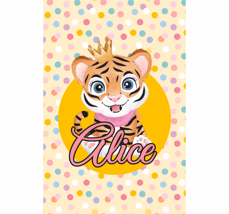 Custom baby tiger blind kids - TenStickers
