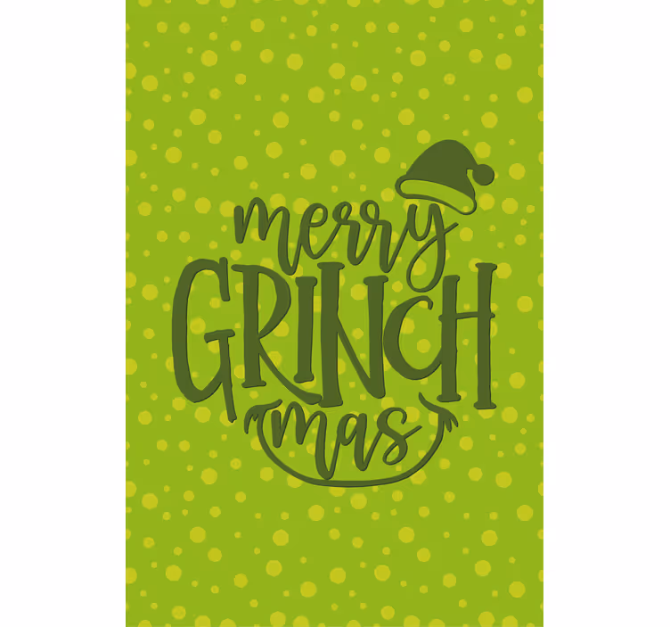 Merry Grinchmas Cheer text blind - TenStickers