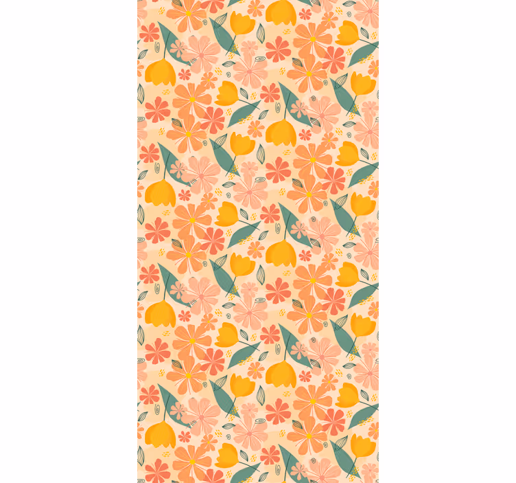 Floral Design Motif blind flowers - TenStickers