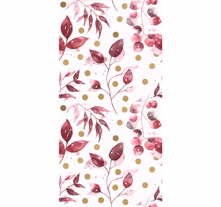 Floral Dot Pattern blind flowers - TenStickers