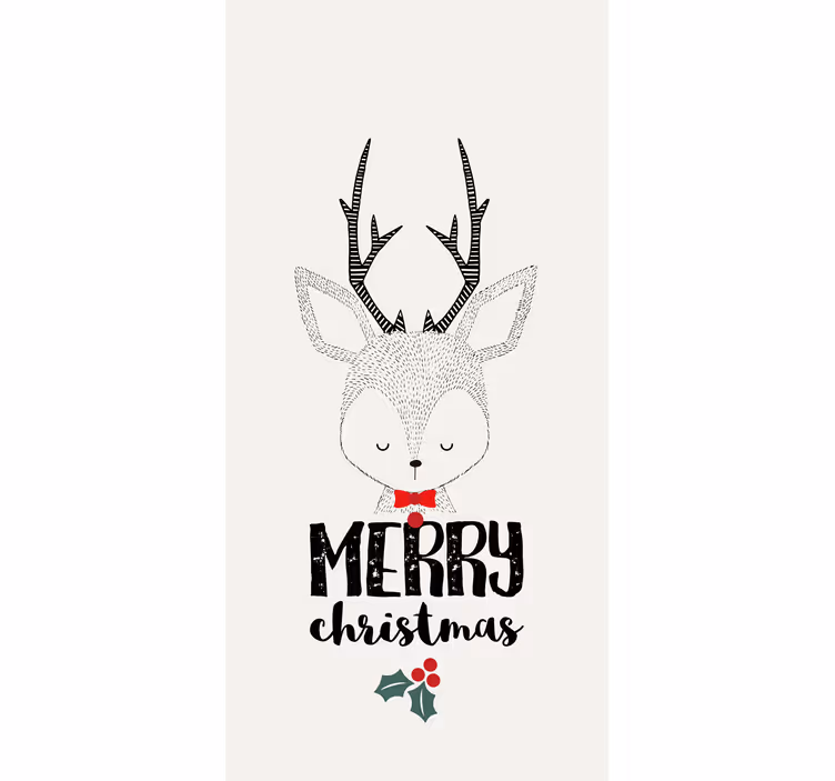 Christmas Reindeer other blind - TenStickers