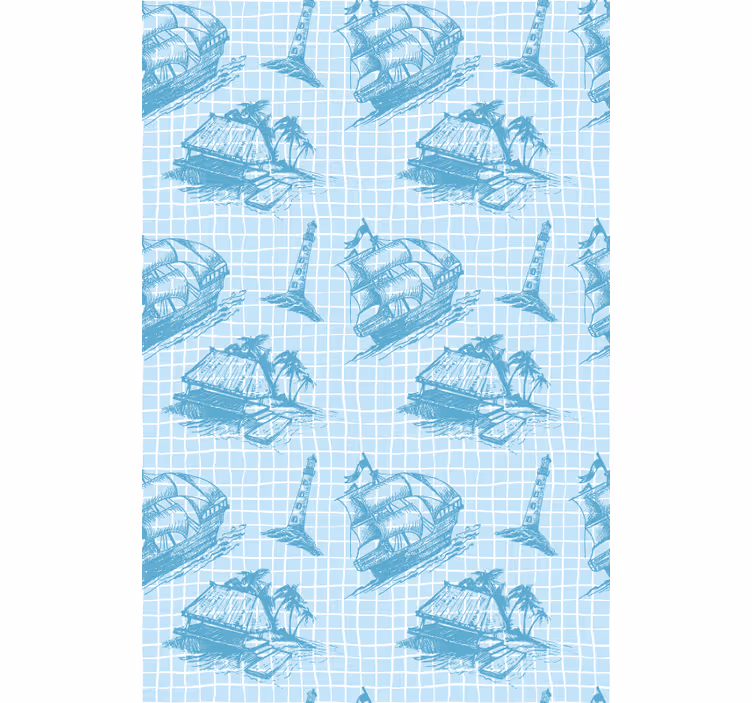 Nautical Pattern other blind - TenStickers