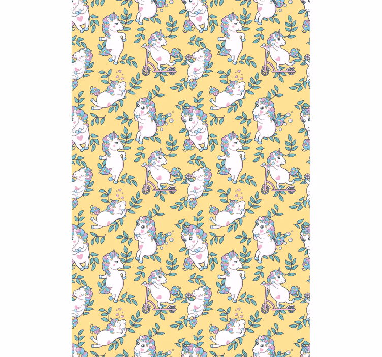 Baby unicorns playing blind kids - TenStickers